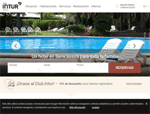 Tablet Screenshot of hotelinturazor.es